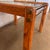 1990s Vintage Post Modern Oak + Smoked Glass Side Table For Sale - Image 5 of 6