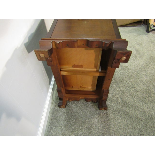 Rare Kittinger Solid Mahogany Lift Lid Chest For Sale - Image 10 of 10