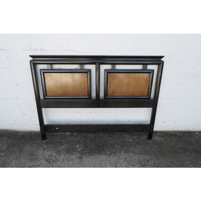 Hollywood Regency Two Tone Queen Size Headboard 5756 For Sale In Miami - Image 6 of 12