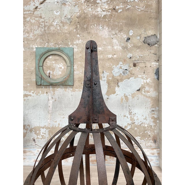 Riveted Metal Lightning Rods, Set of 2 For Sale - Image 6 of 18