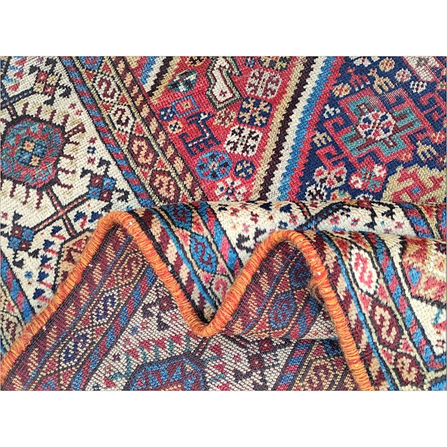 1900 - 1909 Distressed Antique Persian Tribal Runner/Gallery Rug. For Sale - Image 5 of 18