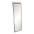 1950s Gio Ponti Style Mid-Century Modern Brass Rectangular Wall Mirror For Sale