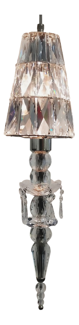 Pendant Lamp with Crystal Shade by Bakalowits, 2010s