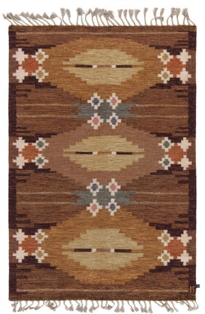 Vintage Swedish Rug by Ingegerd Silow