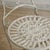 White Folding Garden Seating Set with Openwork Ornamentation White Metal, Set of 3 For Sale - Image 8 of 15