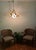 White 1960s Vintage Italian Tole Metal Floral Chandelier Made in Italy For Sale - Image 8 of 12