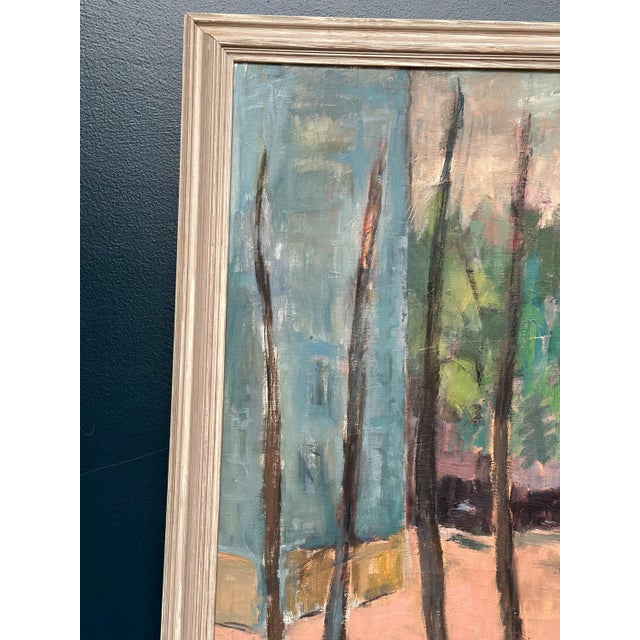 Ingeborg Strangell, Trees, 1950s, Oil on Canvas, Framed For Sale - Image 17 of 18