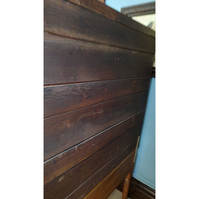 Mid 18th Century 19th Century Marble Top Possum Belly Copper Lined Bins Kitchen Bakers Cabinet For Sale - Image 5 of 18