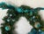 Shabby Chic Splendid Peacock Blue Christmas Wreath Artisan Same Day Shipping For Sale - Image 3 of 5