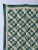 Vintage Teal + Soft Yellow Cotton Drunkard's Path Circle Quilt, Circa 1930s-40s For Sale - Image 4 of 18