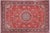 Shabby Chic Persian Rust/Blue Wool Rug - 9'9'' X 13'0'' For Sale - Image 9 of 10