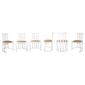 Chairs in the style of Baumann, Italy, 1970s, Set of 6