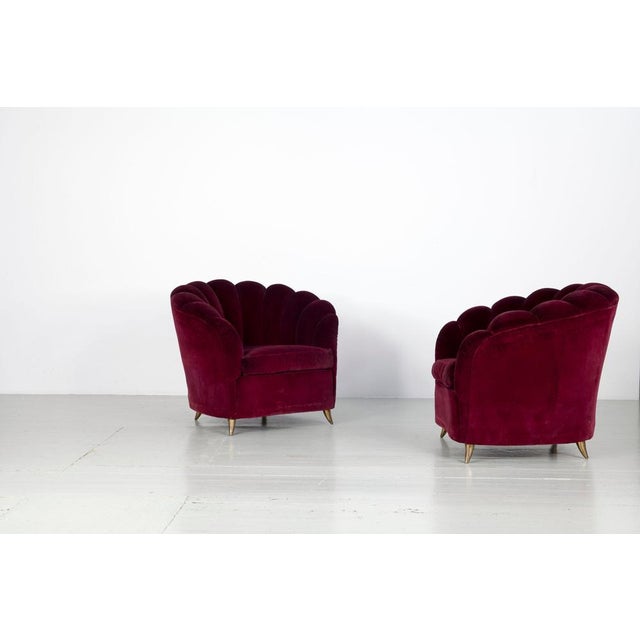 Sofa and Armchairs attributed to Isa Bergamo, 1950s, Set of 5 For Sale - Image 3 of 18