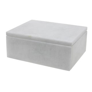 White Marble Keepsake Box