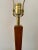Mid 20th Century Mid-Century Laurel Co. Teak Brass Tulip Table Lamp For Sale - Image 5 of 6