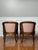 Pair French Louis XV Style Walnut and Cane Barrel Back Bergere Chairs in Toile, 20th C. For Sale In Philadelphia - Image 6 of 13