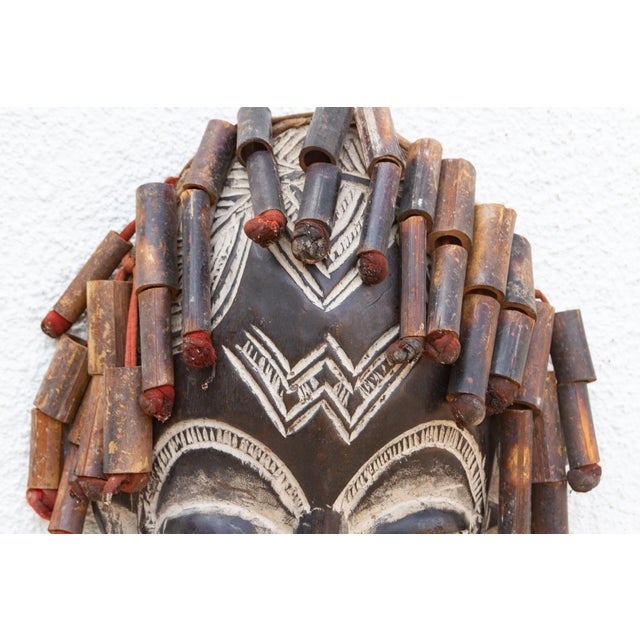 1960s Carved African Guro Dream Weaver Mask For Sale - Image 5 of 8