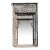 Vintage Carved Wood Distressed Arch Mirror For Sale