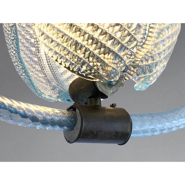 Murano Glass Ceiling Fixture from Barovier & Toso, 1960s For Sale - Image 3 of 18