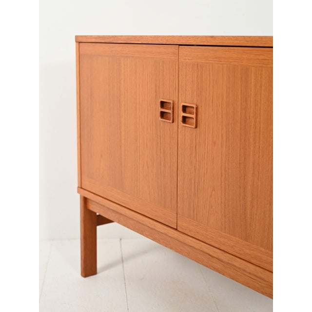 Wood Vintage Scandinavian Teak Commode, 1960s For Sale - Image 7 of 9