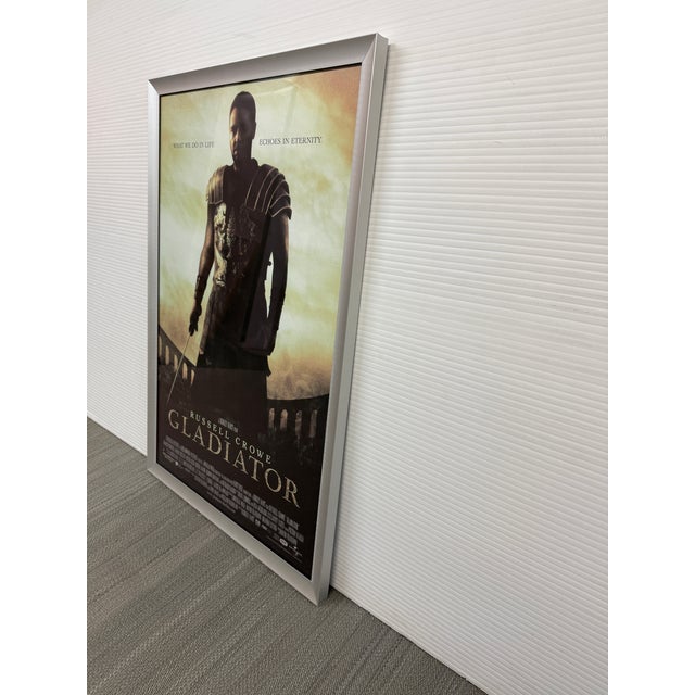 2000 - 2009 Cinematic Movie Poster of the Gladiator Maximus in Shadow, Framed For Sale - Image 5 of 12
