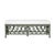Dark Green Lillian Bench - Evergreen For Sale - Image 8 of 8