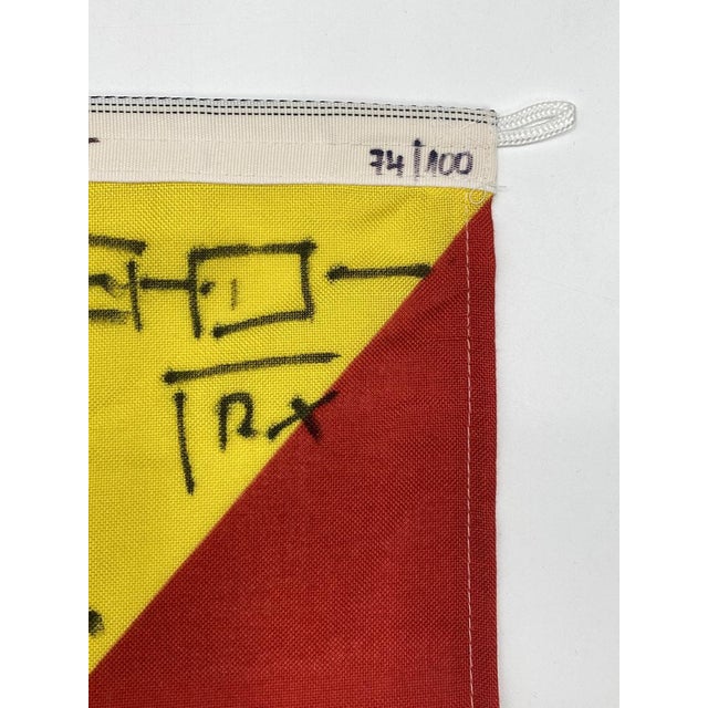 Klaus Vom Bruch, Cargo Cult: Mann über Bord Flag Artwork, 1995, Fabric For Sale - Image 8 of 16