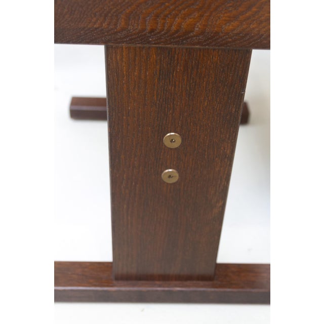 Wood Brutalist Danish Dark Oak Dining Chairs from Gangso Mobler, 1970s, Set of 6 For Sale - Image 7 of 18