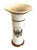 White Chinese Export Style Armorial Garniture Porcelain Vase For Sale - Image 8 of 10