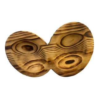 Late 20th Century Paola Navone Acacia Wood Tray For Sale