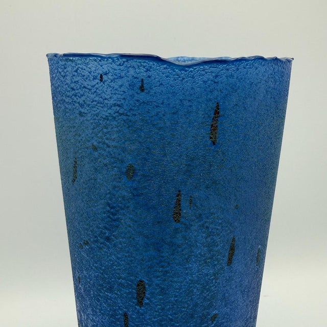 Sculptural Antikva Glass Vase by Bertil Vallien for Kosta Boda, Sweden, 1990s For Sale - Image 9 of 12