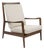 Mid Century Wood Club Chair For Sale