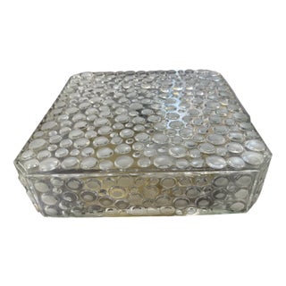 Mid-Century Bubble Crystal Glass Sconces from Hustadt Leuchten, Set of 2 For Sale