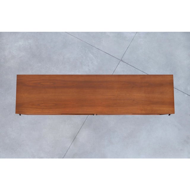 Mid-Century Modern Walnut and Chrome Credenza by Florence Knoll, 1960s For Sale - Image 12 of 12