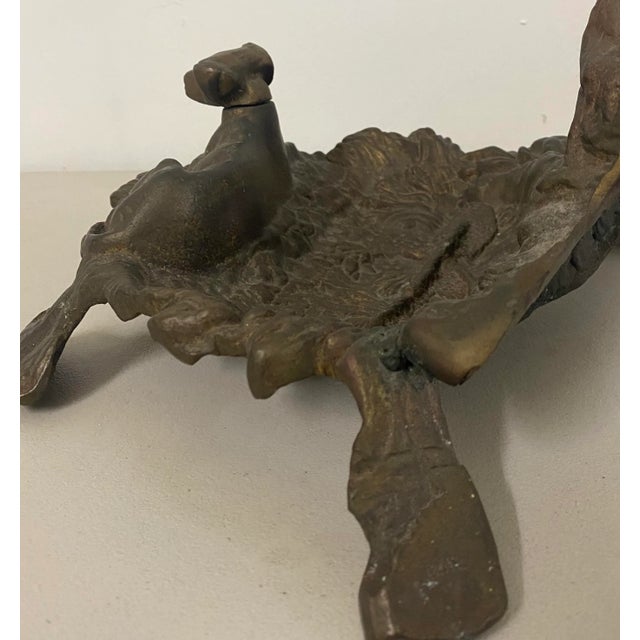 Rustic Early 20th Century Cast Iron Fireplace Tool Stand or Umbrella Stand C.1920 For Sale - Image 3 of 11