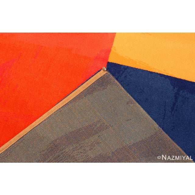 Nazmiyal Collection Vintage Scandinavian Per Arnoldi Art Rug by Ege For Sale In New York - Image 6 of 7