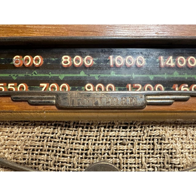 Rare & Original MCM Hoffman Radio Model A 309 by Charles & Ray Eames for your consideration. The radio measures approx. 12...