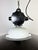Mid-Century Modern Industrial Black Enamel Ceiling Lamp with Glass Cover, 1950s For Sale - Image 3 of 16
