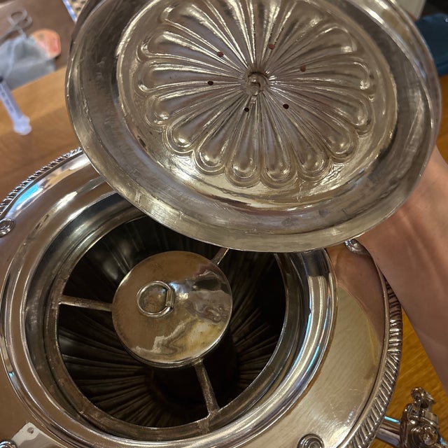 19th Century Regency Old Sheffield Plate Tea Urn Samovar For Sale - Image 9 of 9