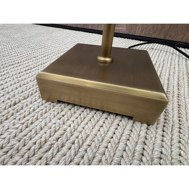 Rh Pyramid Telescoping Floor Lamp Vintage Brass | Adjustable Height | Cast Zinc & Steel For Sale - Image 12 of 18