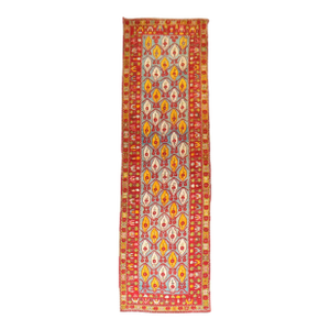 Antique Zabihi Collection Turkish Milas Exquisite Bright Runner
