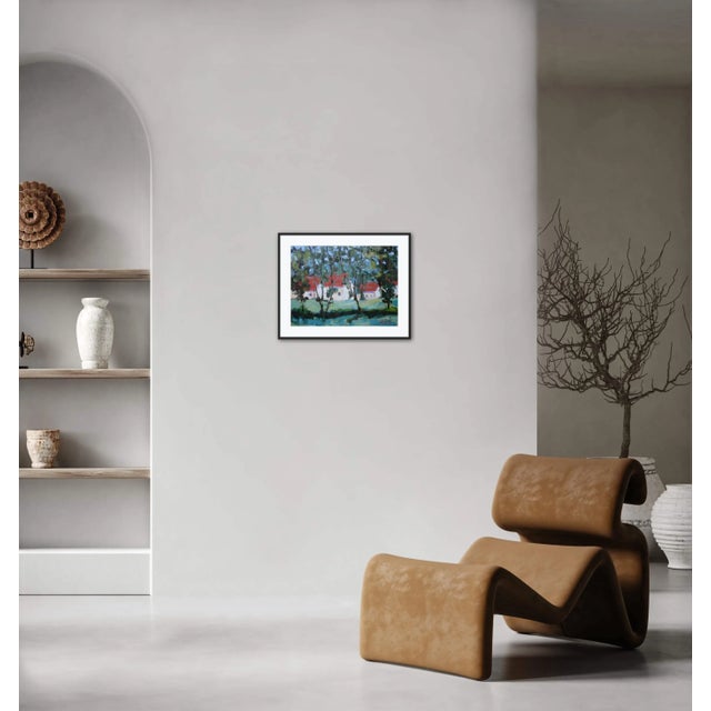 Contemporary Impressionist Oil Painting Landscape For Sale - Image 12 of 12