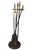 Metal Late 20th Century 4-Piece Brass and Iron Fireplace Tool Set by Rostrand For Sale - Image 7 of 12