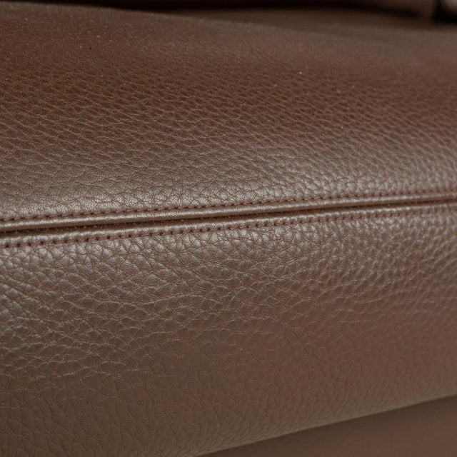 Modern CL 100 3-Seater Sofa in Brown Leather from Erpo For Sale - Image 3 of 13