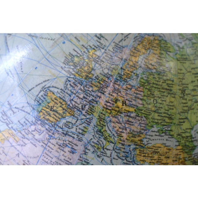 Art Deco Streamline Globe on Bakelite Stand from JRO Verlag, 1950s For Sale - Image 9 of 12