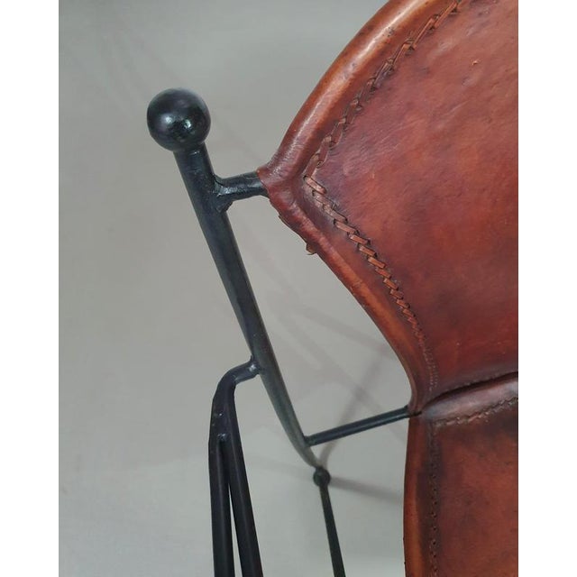 Chairs in Leather and Wrought Iron, Set of 24 For Sale - Image 12 of 18