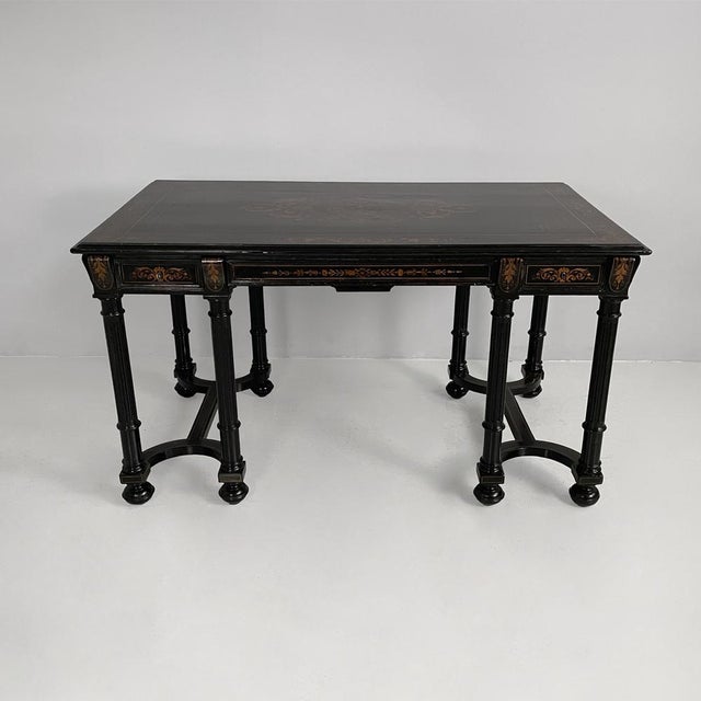 Antique Italian Wooden Desk, 1800s For Sale - Image 13 of 13