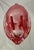 1960s Nesting Bunny Pink Cranberry Candy Dish Trinket Box W/ Lid Easter Spring For Sale - Image 5 of 9