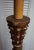 1950s Italian Florentine Torchère Floor Lamp in Hand-Carved Gold-Gilt and Green Wood, 1950s For Sale - Image 5 of 13
