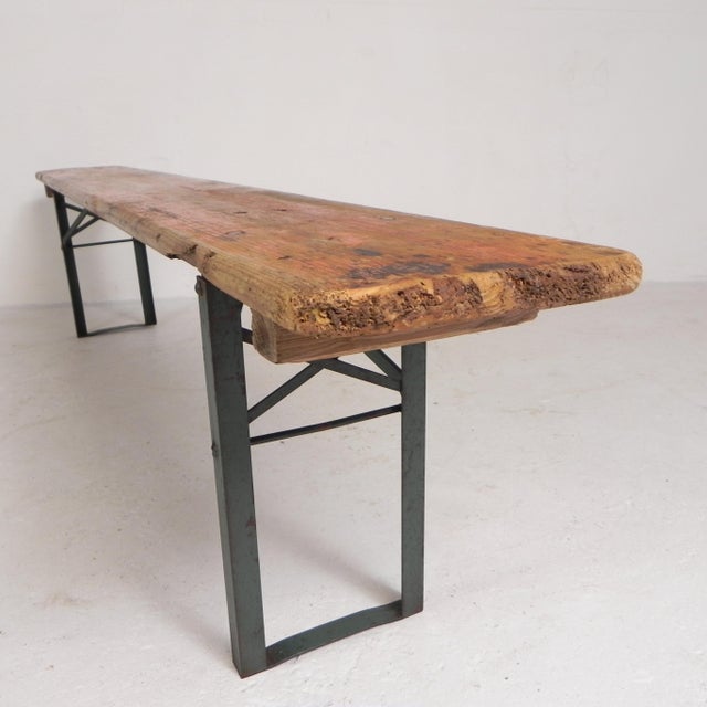 Industrial Folding Bench for Terrace, 1960s For Sale - Image 3 of 18